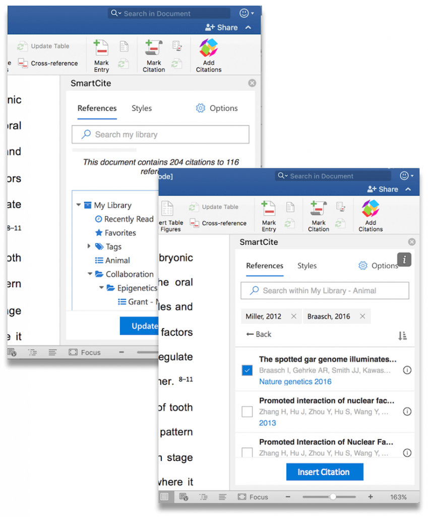 Multiview of SmartCite for MS Word Multiview of SmartCite for MS Word
