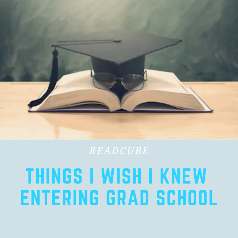 Papers Blog Things I Wish I knew in Grad School Feature Image