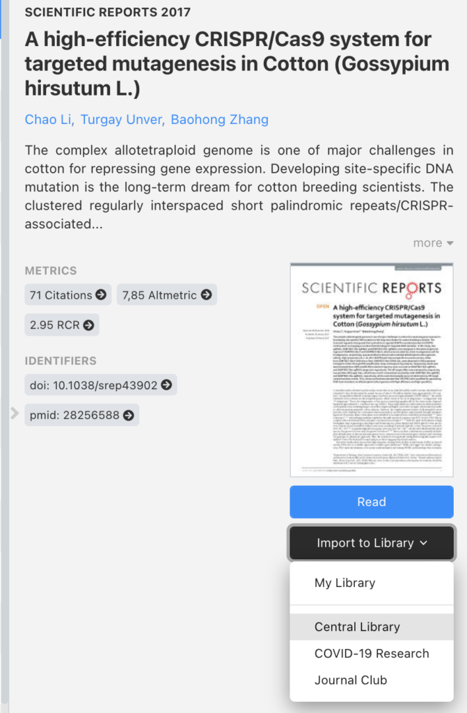 Shared Library import