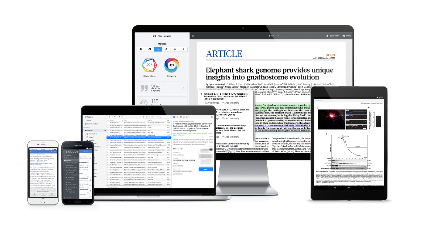 Cluster of devices for compatible with Papers