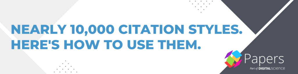 citation styles blog post