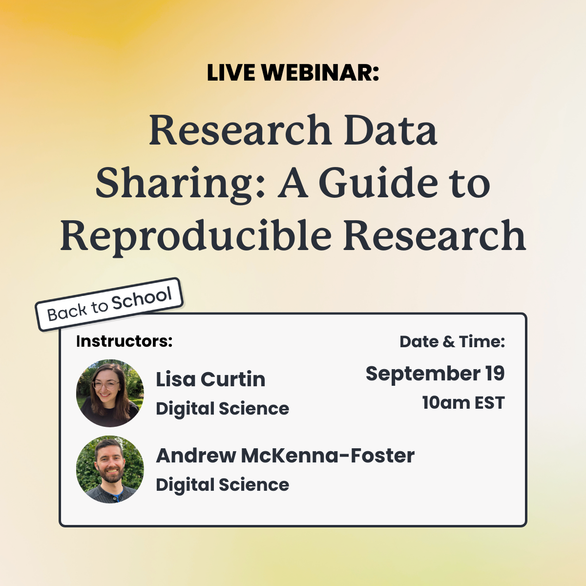 Research Data Sharing
